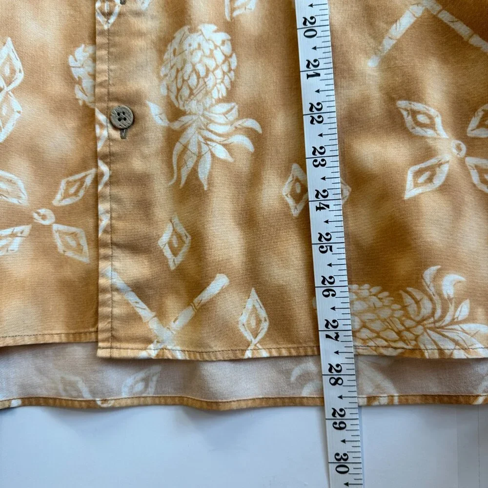 Fridays by Cluett XL‎ Pineapple Aloha Shirt VTG 90s-Y2K